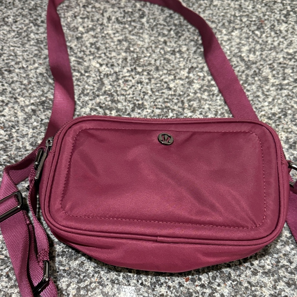 Lululemon Athletica Wine Crossbody Bag